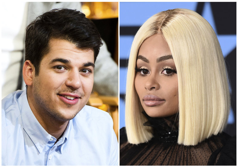 Rob Kardashian och Blac Chyna Rob Kardashian och Blac Chyna